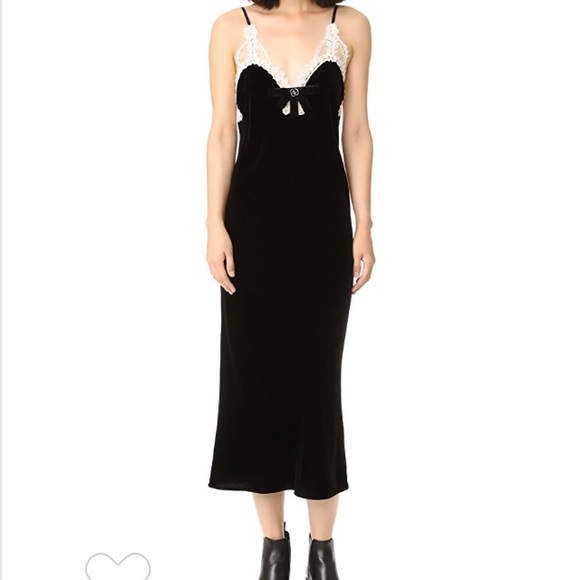 Thé Kooples velvet and lace maxi dress - Picture 5 of 5